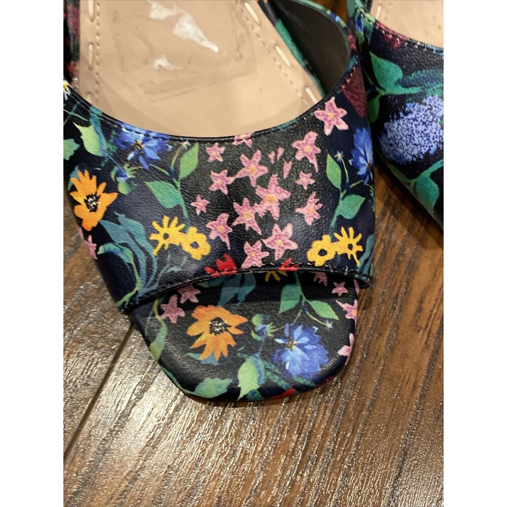 Alice + Olivia by Stacey Bendet Whitney Floral Ankle Strap Sandals Size 10 EU 40 - Picture 3 of 9